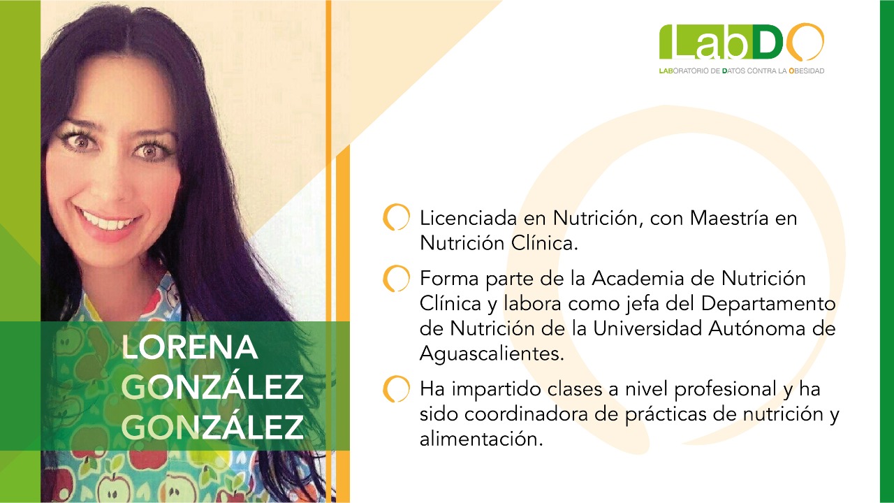 Menores de edad, los más vulnerables frente a obesidad y sobrepeso: Lorena González González