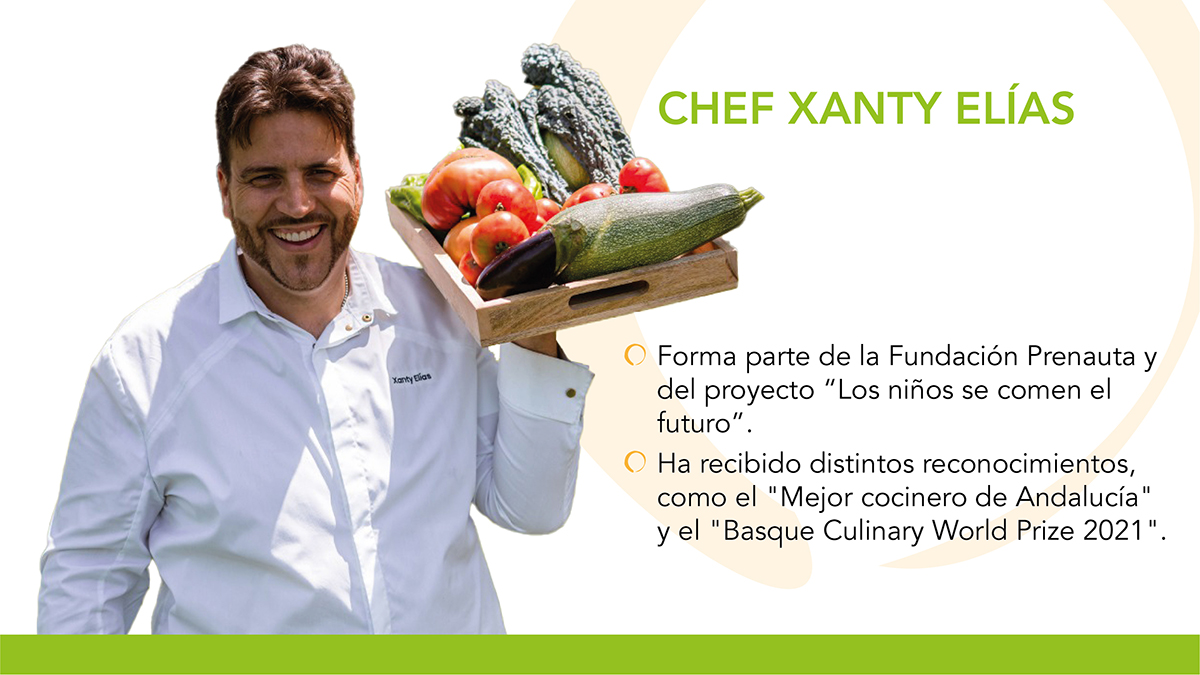 Niños y niñas, protagonistas de la revolución alimentaria: Xanty Elías, ganador del Basque Culinary World Prize 2021