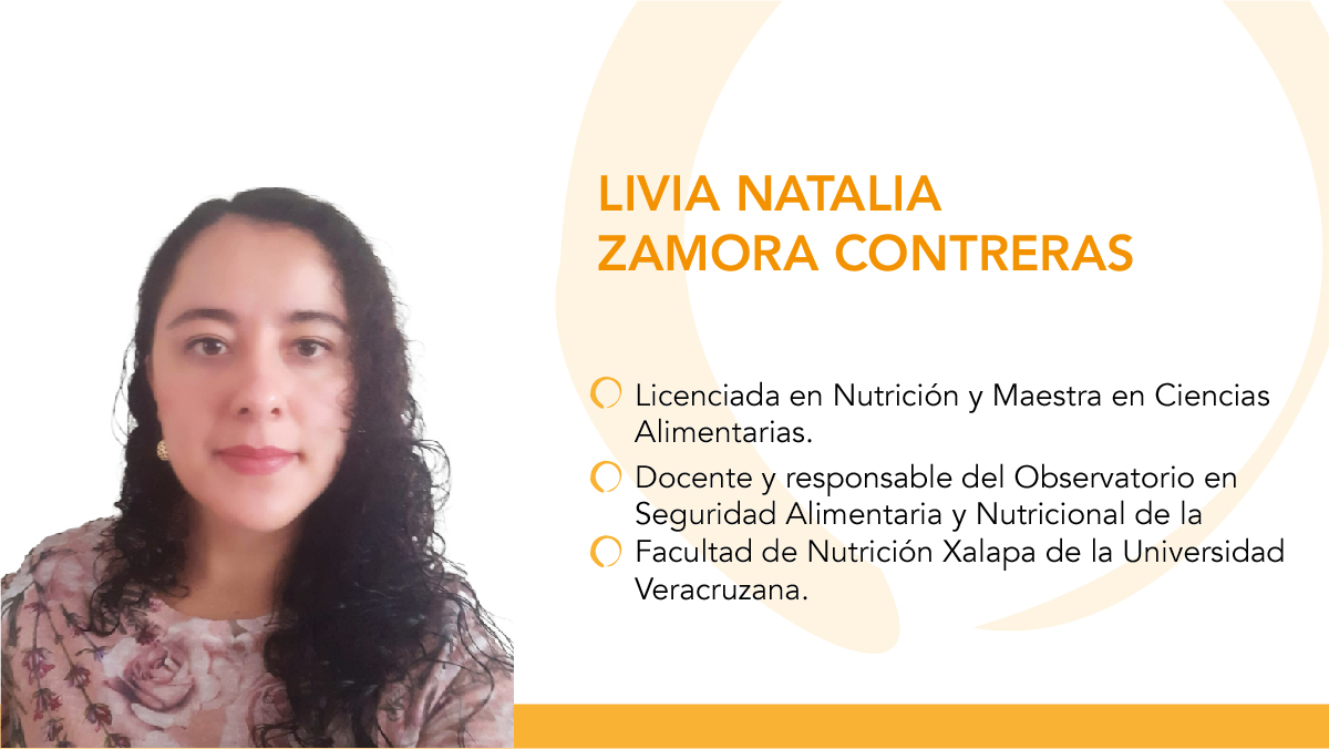 Un sistema alimentario seguro debe ser abordado de manera multisectorial: Livia Zamora Contreras